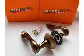 Дверная ручка нажимная MORELLI GIUSEPPE MH-22 COF кофе