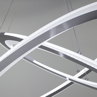 Светильник подвесной Eurosvet VIRTUS 90231/2 серебро 145Вт LED