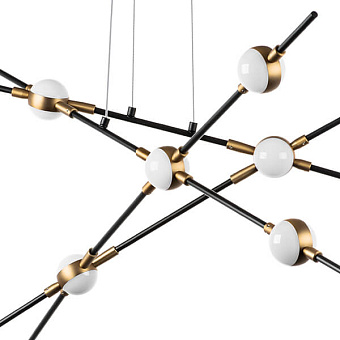 Люстра подвесная Lightstar Bergamo 745247 60Вт 12 лампочек LED