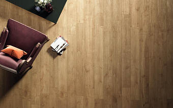 Неполированный керамогранит Atlas Concord Италия Heartwood AL7E Malt 120х20см 1,44кв.м.