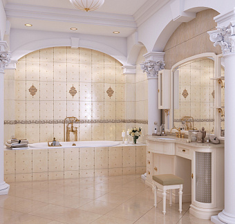 Матовый керамогранит Global Tile Marseillaise GT302VGN бежевый 41,8х41,8см 1,75кв.м.