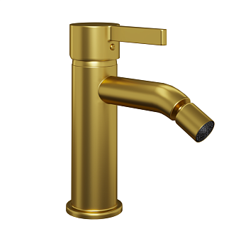 Смеситель для биде Paini Brera 74PJ304 золото брашированное