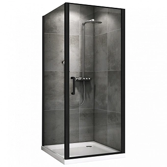 Угловое ограждение Abber Sonnenstrand AG04090B-S90B 195х90см стекло прозрачное