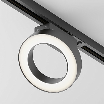 Трековый светильник Maytoni Rim TR044-1-12W4K-B 12Вт LED чёрный для однофазного трека
