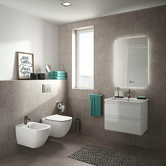 Унитаз подвесной IDEAL STANDARD TESI T355101 безободковый с микролифтом