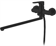Смеситель для ванны Abber Eleganz AF8314B чёрный матовый