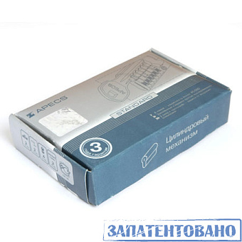 Цилиндр ключ-вертушка APECS Standard 60 Z-C-G 60мм золото