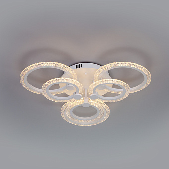 Светильник потолочный Eurosvet Wellen 90226/6 белый 96Вт LED