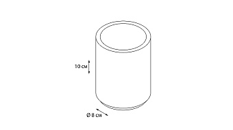 Стакан в ванную FIXSEN Rich FX-251-3 бежевый