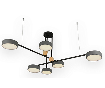 Люстра KINK Light Рапис 07647-6,16(4000K) 96Вт 6 лампочек LED