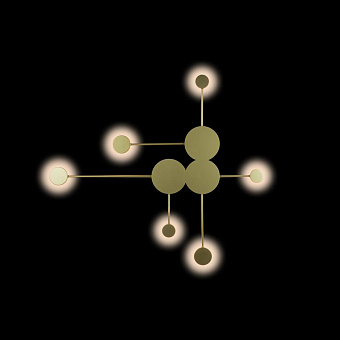 Светильник настенный Loft It Rays 10058GD 24Вт LED