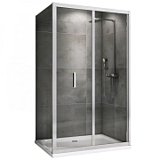 Угловое ограждение Abber Sonnenstrand AG07120-S80 195х80см стекло прозрачное