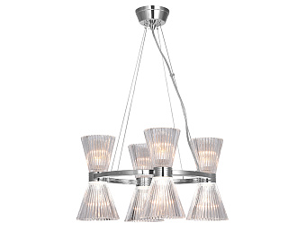 Светильник подвесной Newport 3610 3614/S nickel 60Вт E14