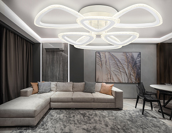 Люстра потолочная Ambrella ACRYLICA Original FA4512 80Вт 6 лампочек LED