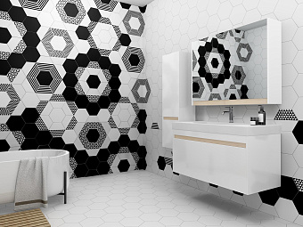 Декор KERAMA MARAZZI Буранелли NT\A208\SG2300 лепестки круги 20х23,1см 0,897кв.м.