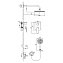 Душевая система LEMARK Bronx LM3729GM графит