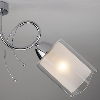 Светильник потолочный Eurosvet Renee 30122/2 хром 60Вт E27