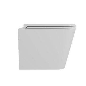 Унитаз подвесной D&K DT1436516 безободковый с микролифтом