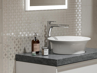 Бордюр KERAMA MARAZZI Туф AZ\A012\SG1712 бежевый светлый 7,7х40,2см 0,247кв.м.