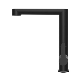 Смеситель для кухни RAVAK PU X070183 поворотный излив чёрный матовый