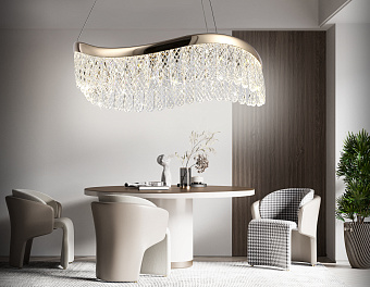 Люстра подвесная Ambrella Traditional TR49717 34Вт 1 лампочек LED