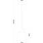 Светильник подвесной Arte Lamp BRACCIO A2054SP-1WH 60Вт E27