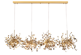 Люстра подвесная CRYSTAL LUX GARDEN GARDEN SP3х4 L1600 GOLD 128Вт 16 лампочек G9/LED