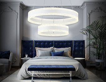 Люстра подвесная Ambrella ACRYLICA Original FA6175 108Вт 2 лампочек LED