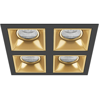 Светильник точечный встраиваемый Lightstar Domino D54703030303 50Вт GU5.3