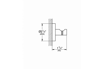 Крючок GROHE Essentials 40364EN1 никель матовый