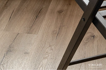 Виниловый ламинат Viniliam Дуб Дамп 8838 -EIR\g 1228х188х2,5мм 43 класс 4,16кв.м