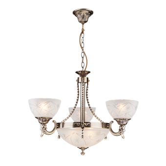 Люстра подвесная Eurosvet Kleo 60006/6 античная бронза 60Вт 6 лампочек E27