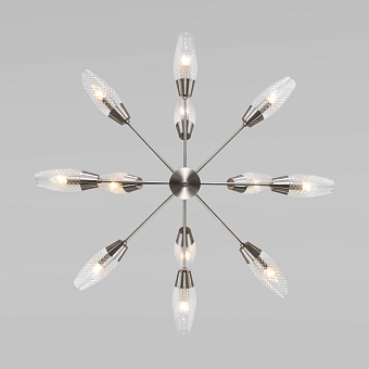 Люстра потолочная Eurosvet Thalia 60140/12 сатин-никель 60Вт 12 лампочек E14