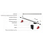 Щелевой душевой трап BERGES SUPER Slim 091078 500 53х12,5см вертикальный сток