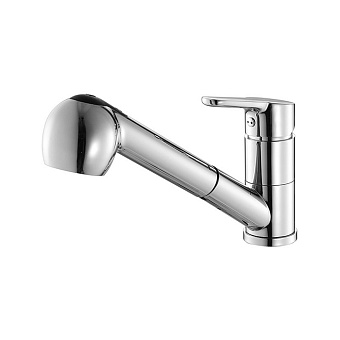 Смеситель для кухни MILARDO Flores FLOSBP0M05 выдвижной излив хром глянец