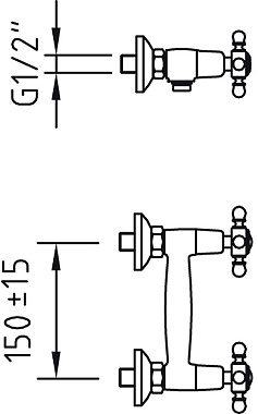 Смеситель для душа Paini Tango TNCR511 хром