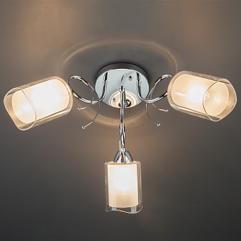 Светильник потолочный Eurosvet Renee 30122/3 хром 60Вт E27