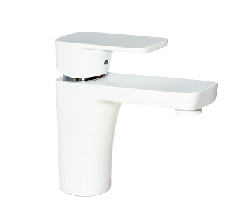 Смеситель для раковины D&K BerlinSteinbeis DA1432126 белый матовый