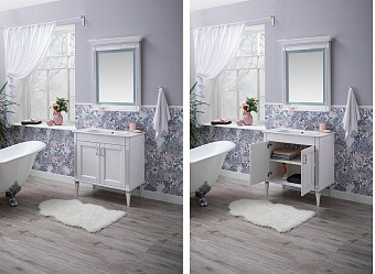 Тумба под раковину напольная AQUANET Селена 201650 45х99,8х86,5см