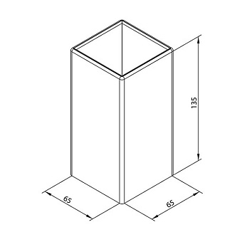 Стакан в ванную Bongio Domino 43022CRDA белый