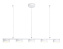 Люстра подвесная Ambrella COMFORT LineTech FL51733 25Вт 5 лампочек LED