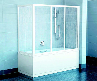 Стеклянная шторка на ванну RAVAK APSV 95010U0241 137х70см