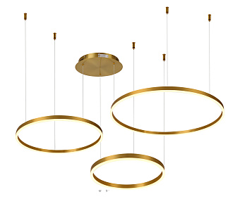 Люстра подвесная KINK Light Тор 08223,36PA 110Вт 3 лампочек LED