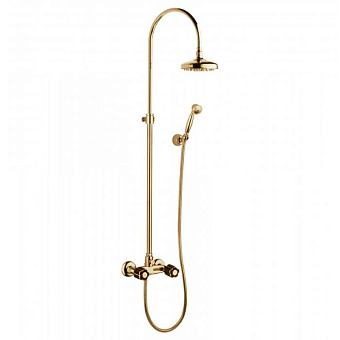 Душевая система Bongio Fleur Noir 12537OR0D золотой
