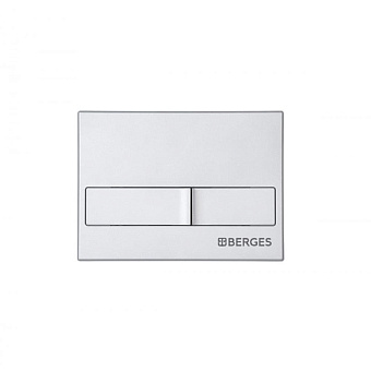 Комплект для установки подвесного унитаза BERGES NOVUM L2 с панелью смыва матовый хром