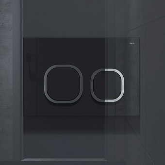 Панель смыва IDDIS Uniglass UNG01BCi77 чёрный