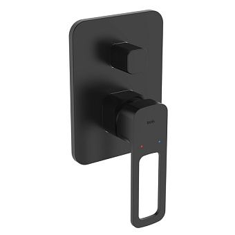 Смеситель для ванны IDDIS Slide SLIBL00i67 чёрный матовый