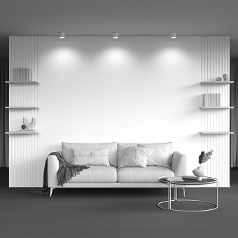 Светильник потолочный Maytoni Hoop C086CM-GX53-MRD-W 15Вт GX53