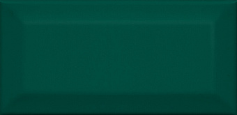 Настенная плитка KERAMA MARAZZI 16058 зелёный грань 15х7,4см 0,89кв.м. глянцевая