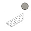 Декор Atlas Concord Россия Rinascente 620090000924 Grey Griglia Angolo Dx 20х60см 0,48кв.м.